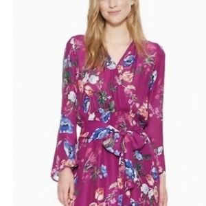 Parker Floral Magenta Dress